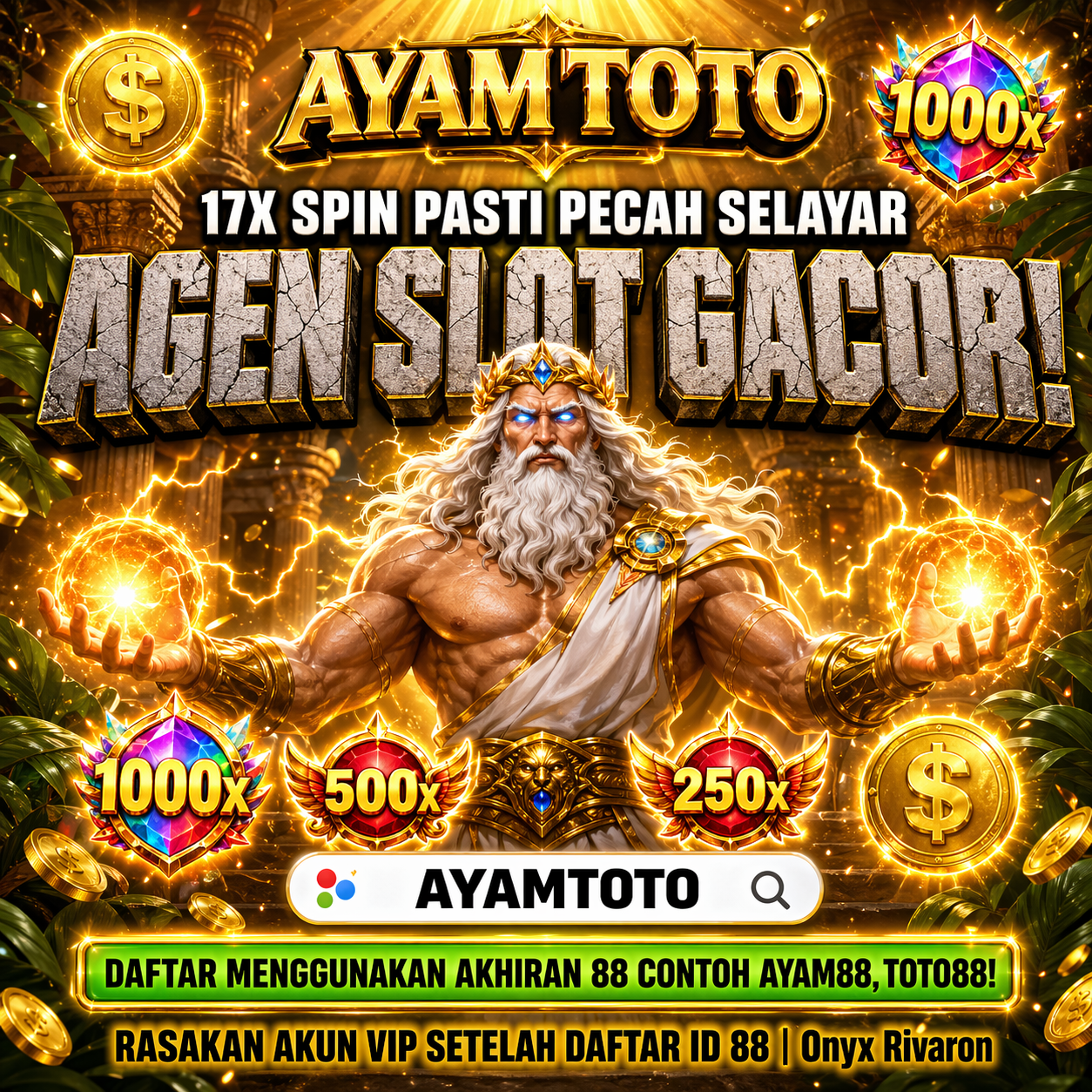 AYAMTOTO 🎖️ Jagoan Nya Situs Toto Slot 88 Yang Sangat Gacor Di Dukung Dengan Permainan 4D Nya No #1